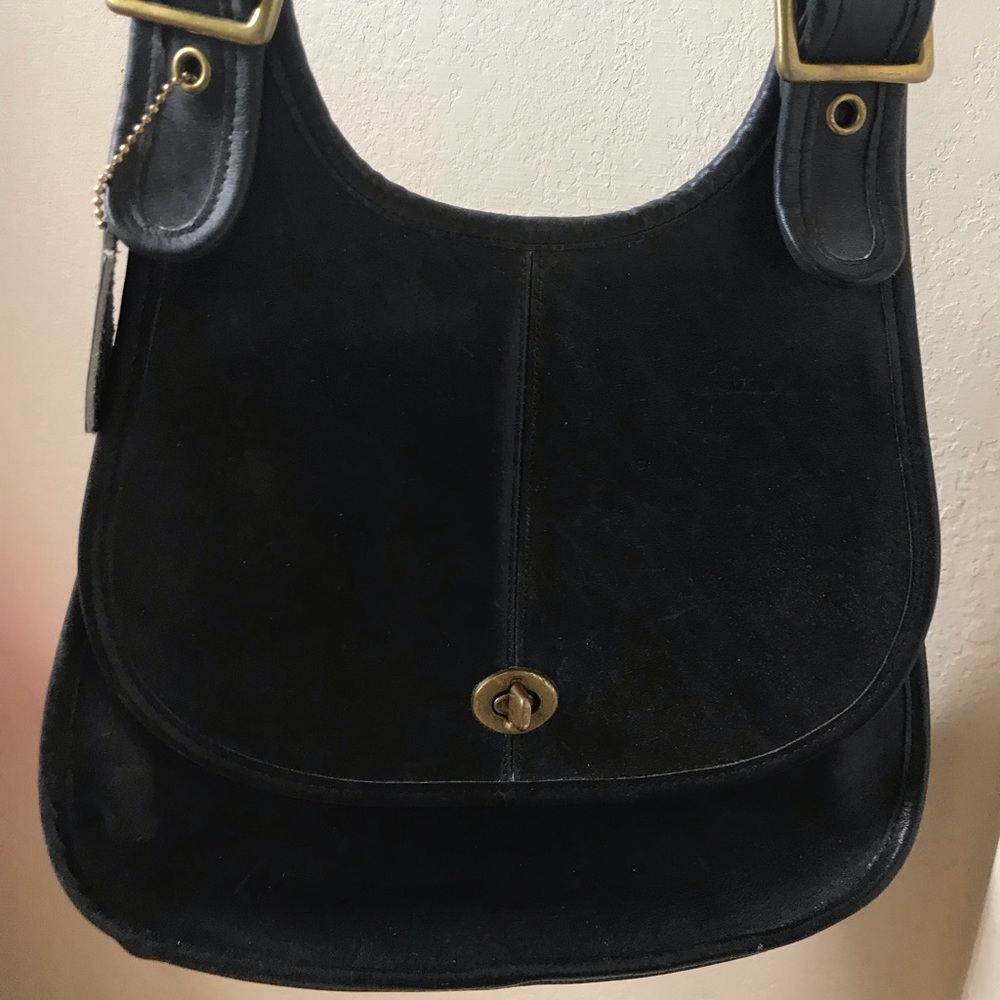Vintage Coach Black Bag